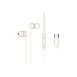 Conceptronic In‑ear USB‑C Headset BRENDAN03W (White)