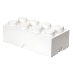 Lego Κουτί Αποθήκευσης Brick 8 - Λευκό