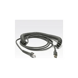 Zebra USB σύνδεσμος καλώδιο 2,7 m ελικοειδές γκρι