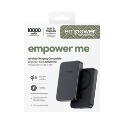 Φορητός φορτιστής ταξιδιού PanzerGlass empower Powerbank 10000mAh Space Black