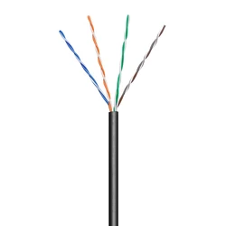 Καλώδιο Δικτύου Goobay 57198 Cat 5e U/Utp Cca 100m Μαύρο