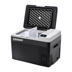 Euhomy Portable Solar Fridge 30L Black