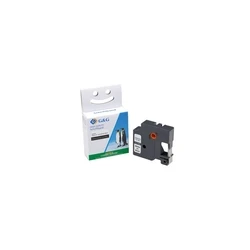 G&G Label Tape compatible with DYMO D1 / S0720610 / 45021 - 12 mm x 7 m, White on Black, Self-adhesive