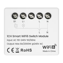 Avatto Smart Switch WSM20-W1 - Έξυπνος Διακόπτης WSM20-W1 (1 μονάδα)