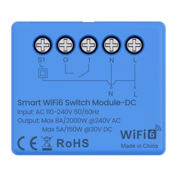 Avatto Έξυπνος Διακόπτης Wi‑Fi 8A WSM20-DC