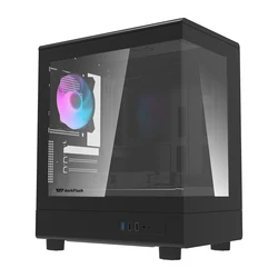 Darkflash Gaming Micro Tower PC Case with Side Window - Black