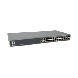 LevelOne TURING GTL-2885 28-Port Managed L3 Switch (24xGE/4x10G SFP+) - 19" Rack