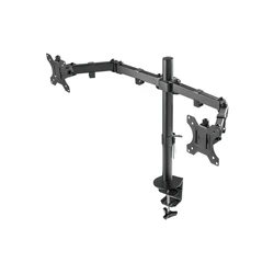 Deltaco GAM-040 Βάση Γραφείου για 2 Οθόνες έως 32 inches με Βραχίονα
