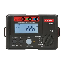UNI‑T UT582+ Digital RCD (ELCB) Tester