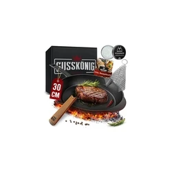 Gusskönig Ενσωματωμένο Τηγάνι Χυτοσιδήρου 30 cm (GK-44)