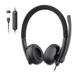 Emeet GeniusCall HS50 On Ear Multimedia Ακουστικά με μικρόφωνο και σύνδεση USB-C