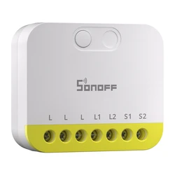Sonoff MINI Duo-L Έξυπνος Διακόπτης Dimmer 2 Καναλιών ZigBee 12A (χωρίς Ουδέτερο)