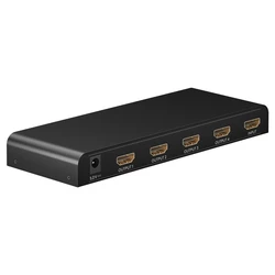 HDMI Splitter Goobay 58482, 1-in σε 4-out, 4K/30Hz, μαύρο