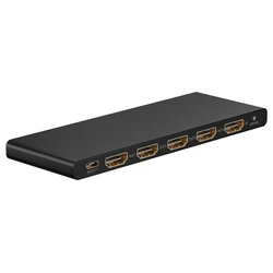 Goobay Hdmi Splitter 58483, 1-In Σε 4-Out, 4k/60hz, Μαύρο