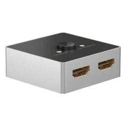 KVM Switch Goobay HDMI 58486, 2-in σε 1-out, 4K/60Hz, μαύρο