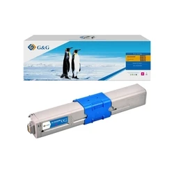 G&G Συμβατό Toner για Laser Εκτυπωτή OKI 46508710 Ματζέντα (NT-COC332XFM)