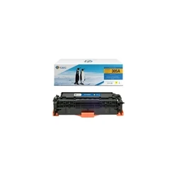Συμβατό Toner για Laser Εκτυπωτή HP 305A (CE412A) Κίτρινο, 2600 Σελίδων - G&G