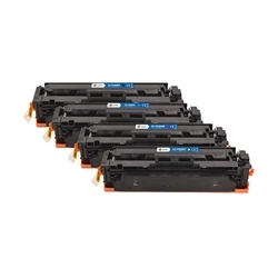 G&G Toner 4er Multipack HP 415A - Συμβατές κασέτες τόνερ (Μαύρο/Κυανό/Ματζέντα/Κίτρινο)