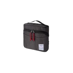 TROIKA Kabeltasche BUSINESS TECH 2 GO (BBG72/GY) - Cable Organizer Pouch, Anthracite