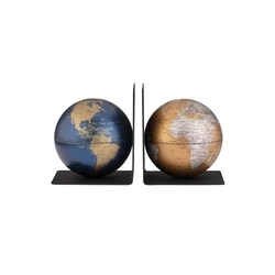 TROIKA Σετ Βιβλιοστάτες BOOKGLOBE (Σετ με 2 Γήινες Σφαίρες)