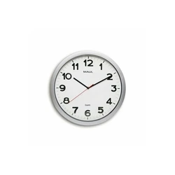 MAUL Επιτοίχιο Ρολόι MAULstep, 40 cm, Quartz, συμπεριλαμβάνεται μπαταρία, ασημί