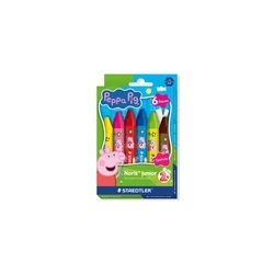 STAEDTLER Noris® junior 224 Wax Crayons Peppa 6-piece Etui