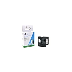 G&G Συμβατό Schriftband για Dymo D1 6 mm x 7 m, μαύρη εκτύπωση σε λευκό (SKU 589916, EAN 6941881283356, MPN 15568)