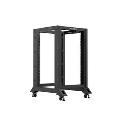 Lanberg Open Rack 18U 600x800 black