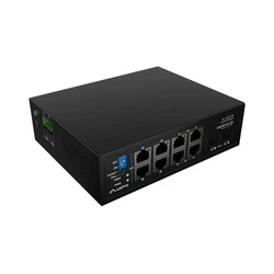 Lanberg Industrial PoE Switch 8-Port (4xBT 4xAT) 2xSFP DIN Unmanaged Gigabit ILGE-8P-2S-120