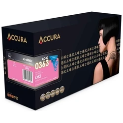 Accura τόνερ συμβατό OKI (46508711) - Cyan, απόδοση 3000 σελίδες, MPN AC-O0363C
