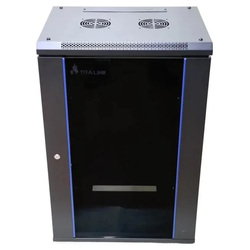 Extralink 15U 600x600 Wall-Mount Rack Black