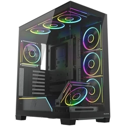 Modecom Volcano Stellar Plus ARGB 8F Κουτί Υπολογιστή Midi Tower Μαύρο