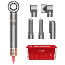Webber HD4 5w1 Heat Styling Brush / Dryer - Silver