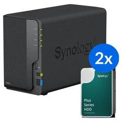 Synology DS223 + 2x HAT3300-6T (2x 6TB) - 2-bay NAS bundle (12TB)