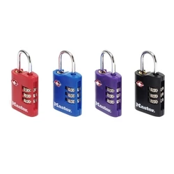 MASTER LOCK 2-pack TSA combination padlocks, Assorted (Random) Colors