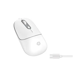 CONCEPTRONIC Οπτικό Ποντίκι USB-C Silent 4 Κουμπιά + Τροχός Κύλισης, Λευκό