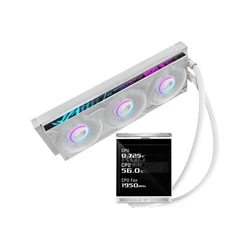ASUS ROG Strix LC IV 360 Υδρόψυξη AIO CPU 3x120mm ARGB Λευκή