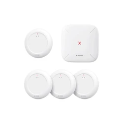 X-Sense Wassermelder Set SWS0A41 - Wireless Wi‑Fi Water Leak Detector Kit (4 sensors + SBS50 base)