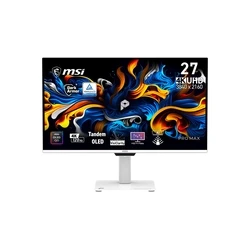 MSI PRO MAX 271UPXW12G QD-OLED Gaming Monitor 26.5" 4K 3840x2160 με Χρόνο Απόκρισης 0.03ms GTG (Λευκό)