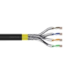 Digitus S/FTP Cat.7a (10Gbps) Ethernet Network Cable 50m Black