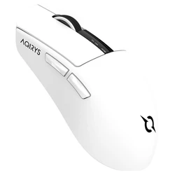 Aqirys ZEPHYR White - Gaming Mouse (Bluetooth / RF 2.4GHz / USB, 26000 DPI, 6 buttons, RGB)