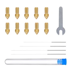 Σετ Ακροφυσίων Ορείχαλκο Elegoo Neptune 4 / 4 Pro 0,2 mm x2 0,4 mm x4 0,6 mm x2 0,8 mm x2