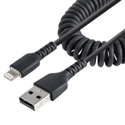 Καλώδιο USB σε Lightning Startech RUSB2ALT1MBC Μαύρο 1 m