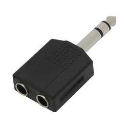 Audio Splitter Brand Splitter 6.35mm 2x6.35mm Stereo