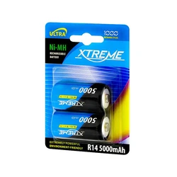 Επαναφορτιζόμενες Μπαταρίες Xtreme Ni-Mh R14 5000mAh