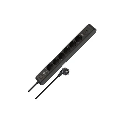 Brennenstuhl 6-way Power Strip with 1x USB-A