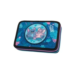McNeill XL Filled Pencil Case (Etui) with 2 Zippers  Disney Stitch