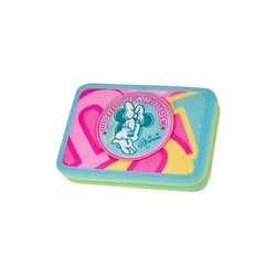 McNeill Filled Pencil Case (2-Zip XL) - Disney Minnie Mouse