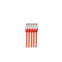Shiverpeaks S/FTP Cat6 Patch καλώδιο Ethernet 0,25 m κόκκινο - Σετ 5 (BS75711-H0.25R-SET5)