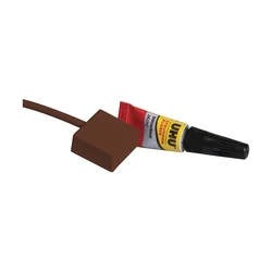 ABUS Potenzialfreier ανιχνευτής θραύσης γυαλιού με κόλλα (καφέ)